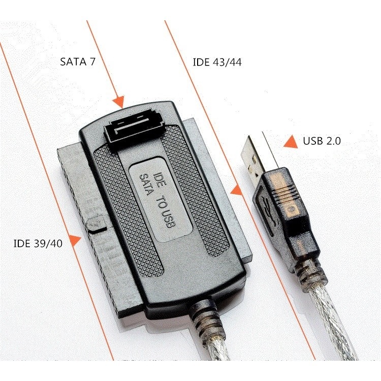 مبدل SATA و IDE به USB 2.0 بدون آداپتور