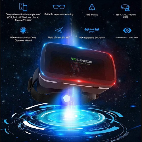 عینک واقعیت مجازی شاینکن Shinecon VR G06A